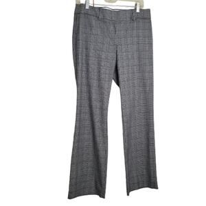 LOFT Womens Glen Check Marisa Trouser Pants Size 8 Petite Work Business Academia